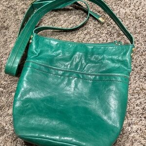 Hobo crossbody green purse